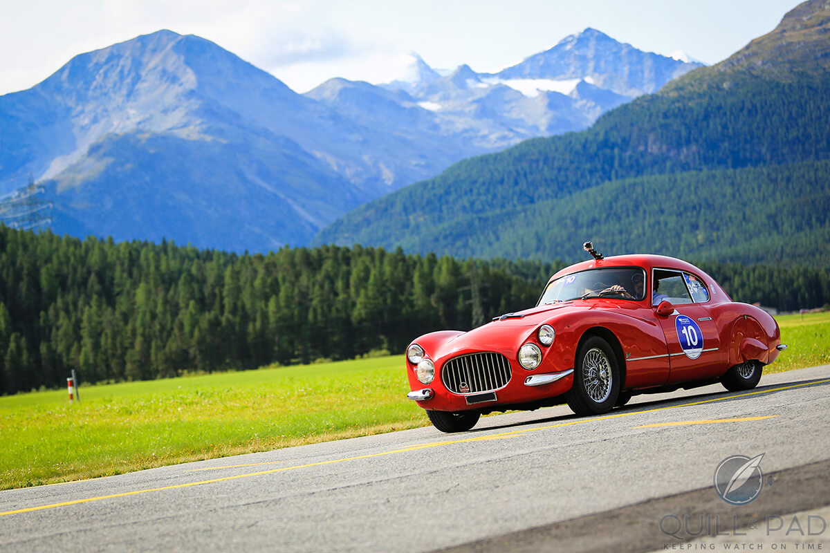 1965 Fiat 8V 1954 in the 2017 Passione Engadina