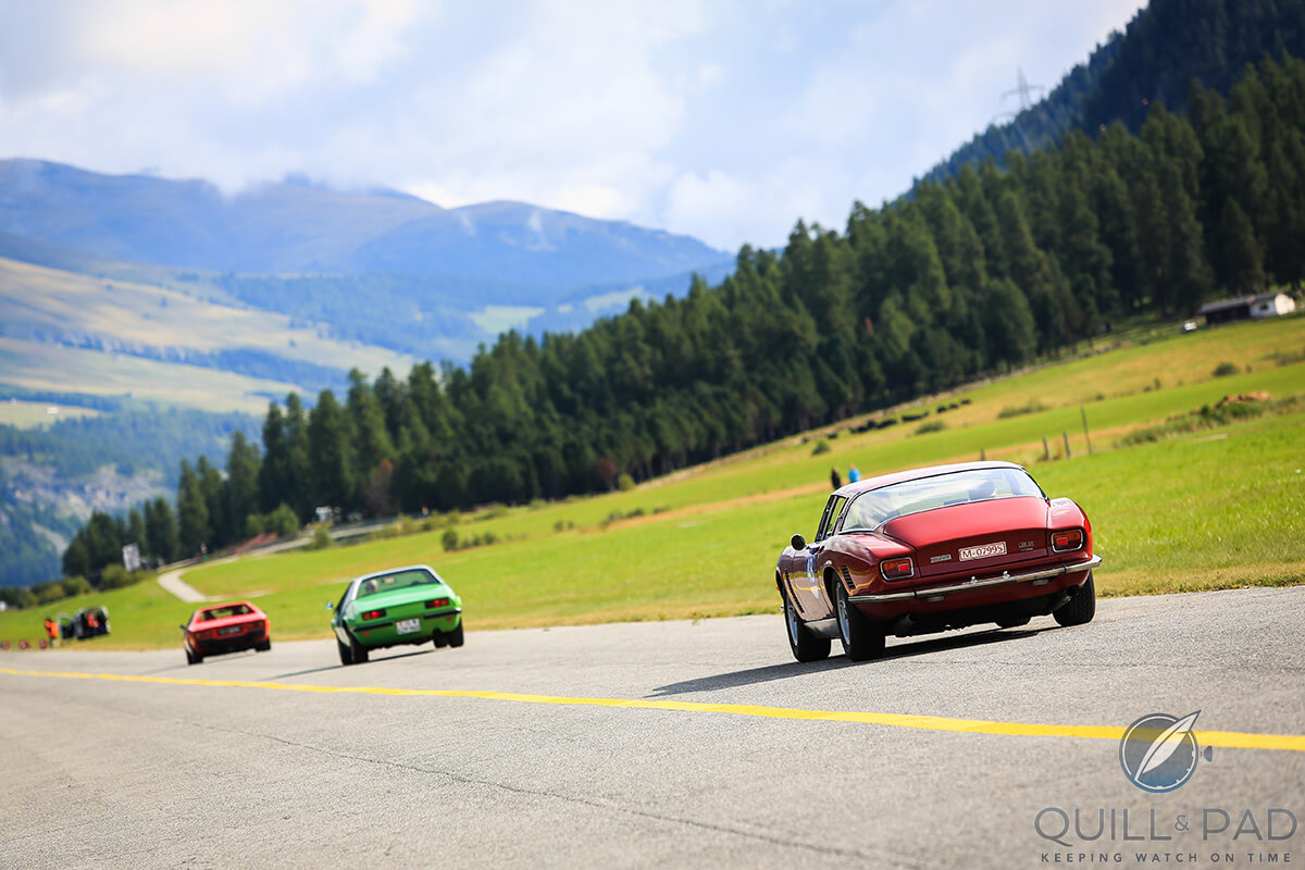 These is the caliber of cars we were up against on the final stage of the 2017 Passione Engardina