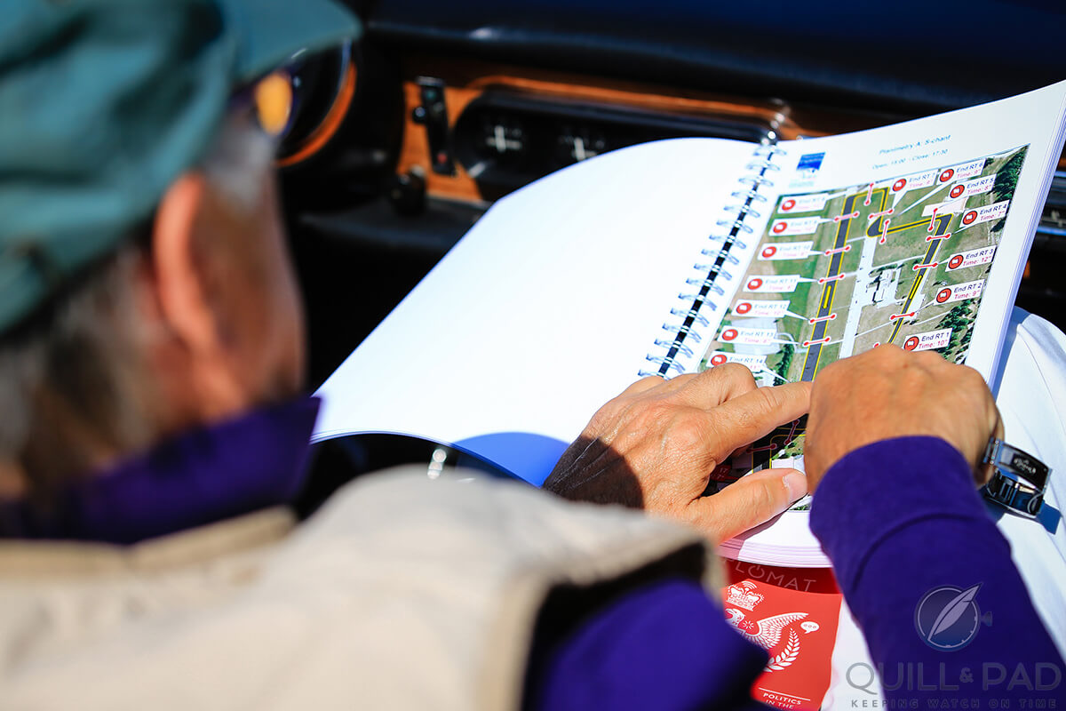 Deciphering the rally Roadbook is an essential art 