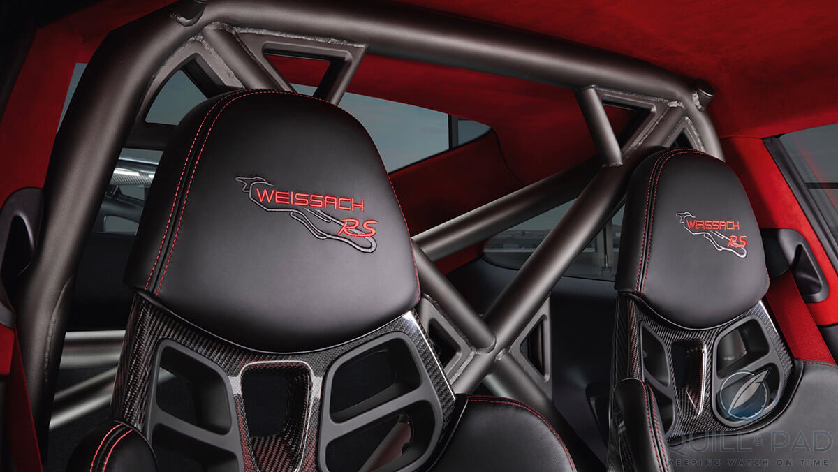 Imagine pulling up next to a Porsche 911 GT2 RS with Weissach logos embroidered in bright red, and yours doesn't