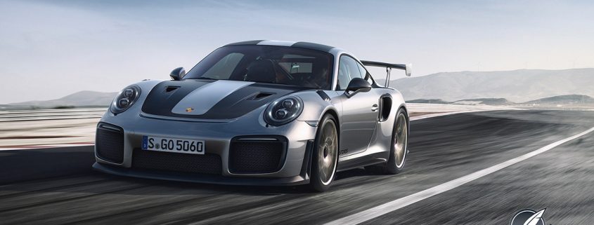 2018 Porsche 911 GT2 RS in silver