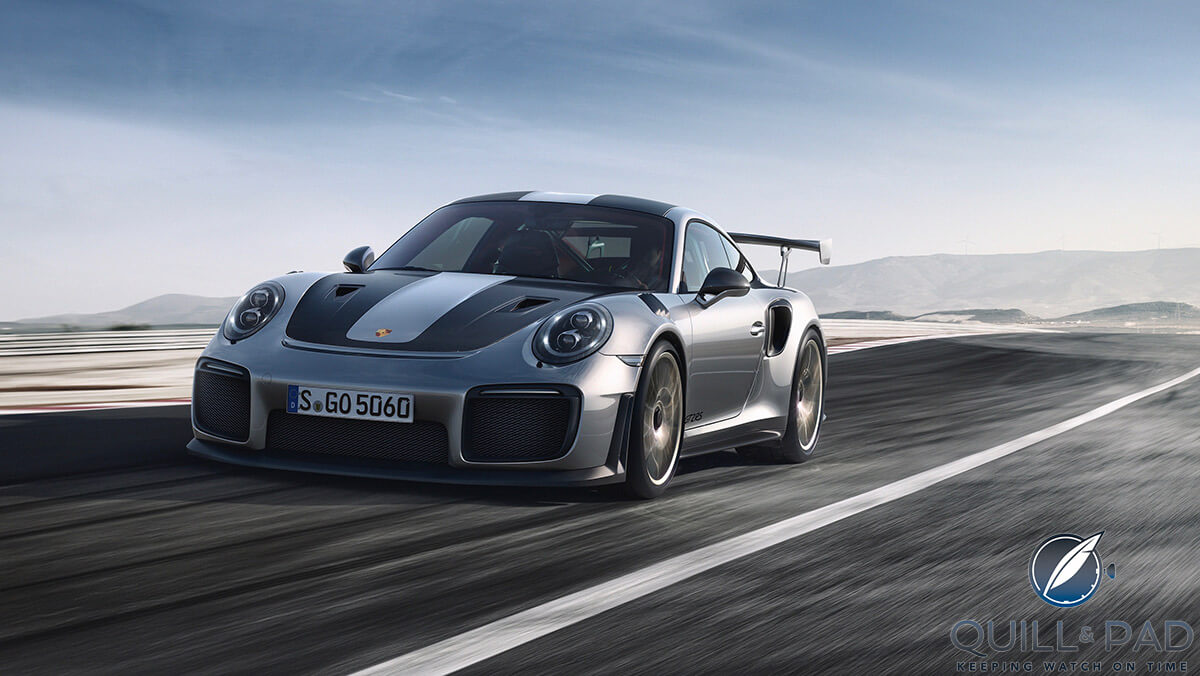 2018 Porsche 911 GT2 RS in silver