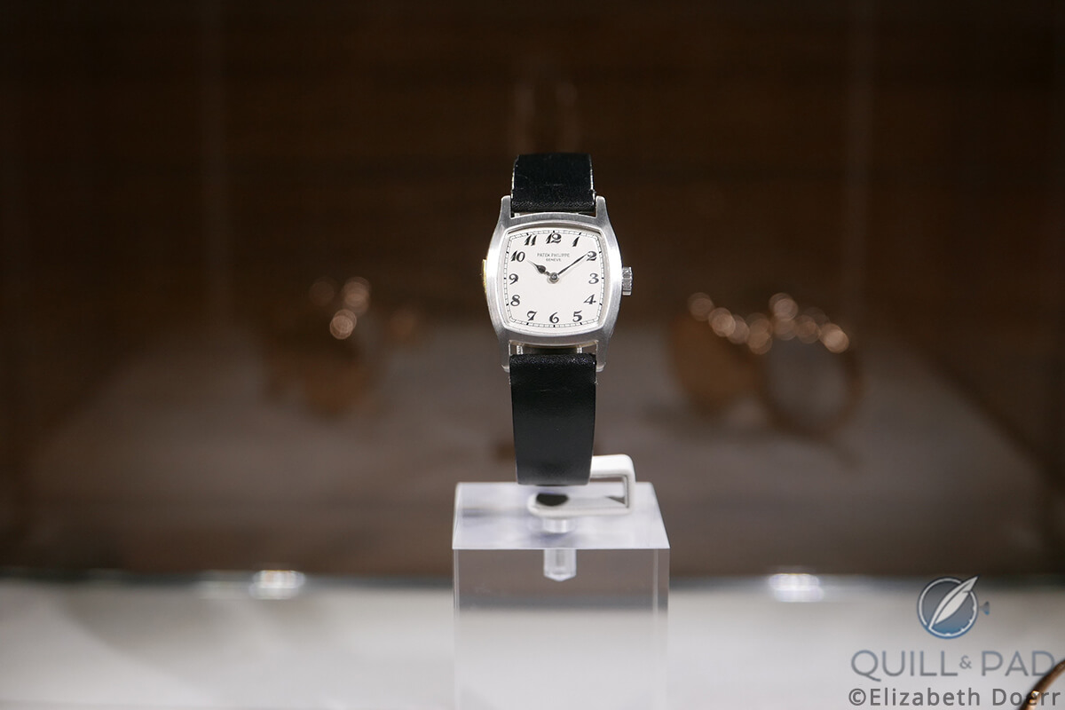 Ralph Teetor, inventor of the cruise control, owned this watch, which is the first Patek Philippe minute repeating wristwatch