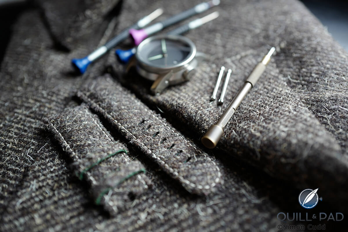 Schofield + Cudd grey fabric