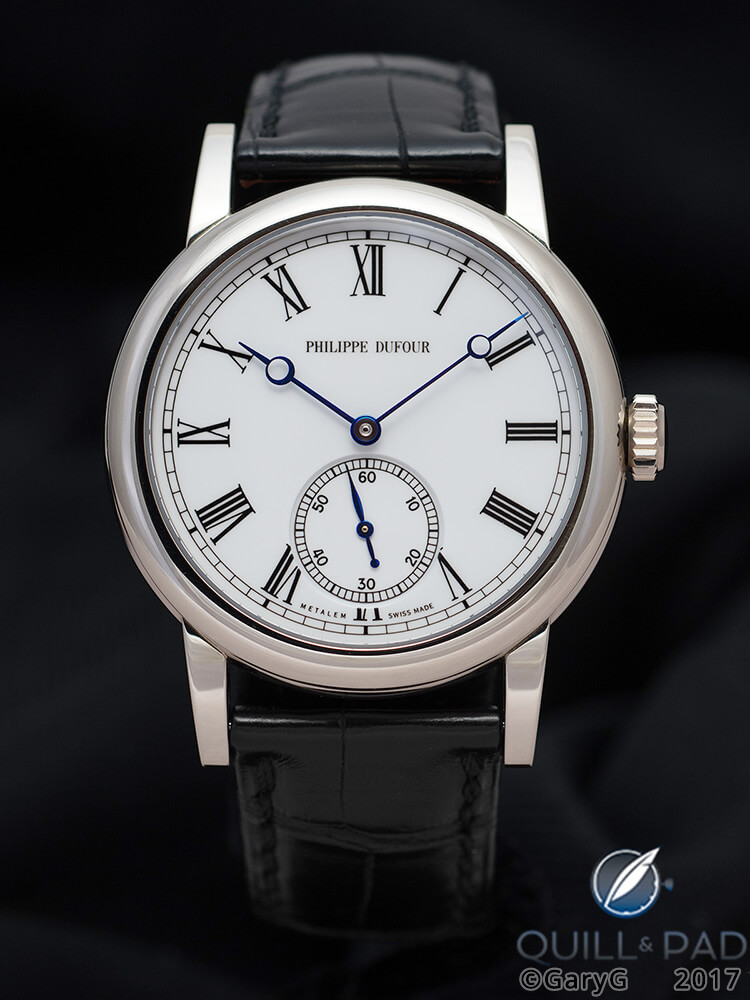 Foundation piece: Philippe Dufour Simplicity in white gold