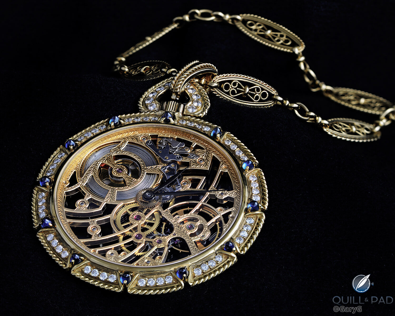 Pre-philosophy days: Audemars Piguet pocket watch, an early auction purchase by the author