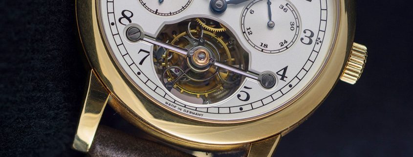 Bought below estimate: the author’s A. Lange & Söhne Pour le Mérite Tourbillon