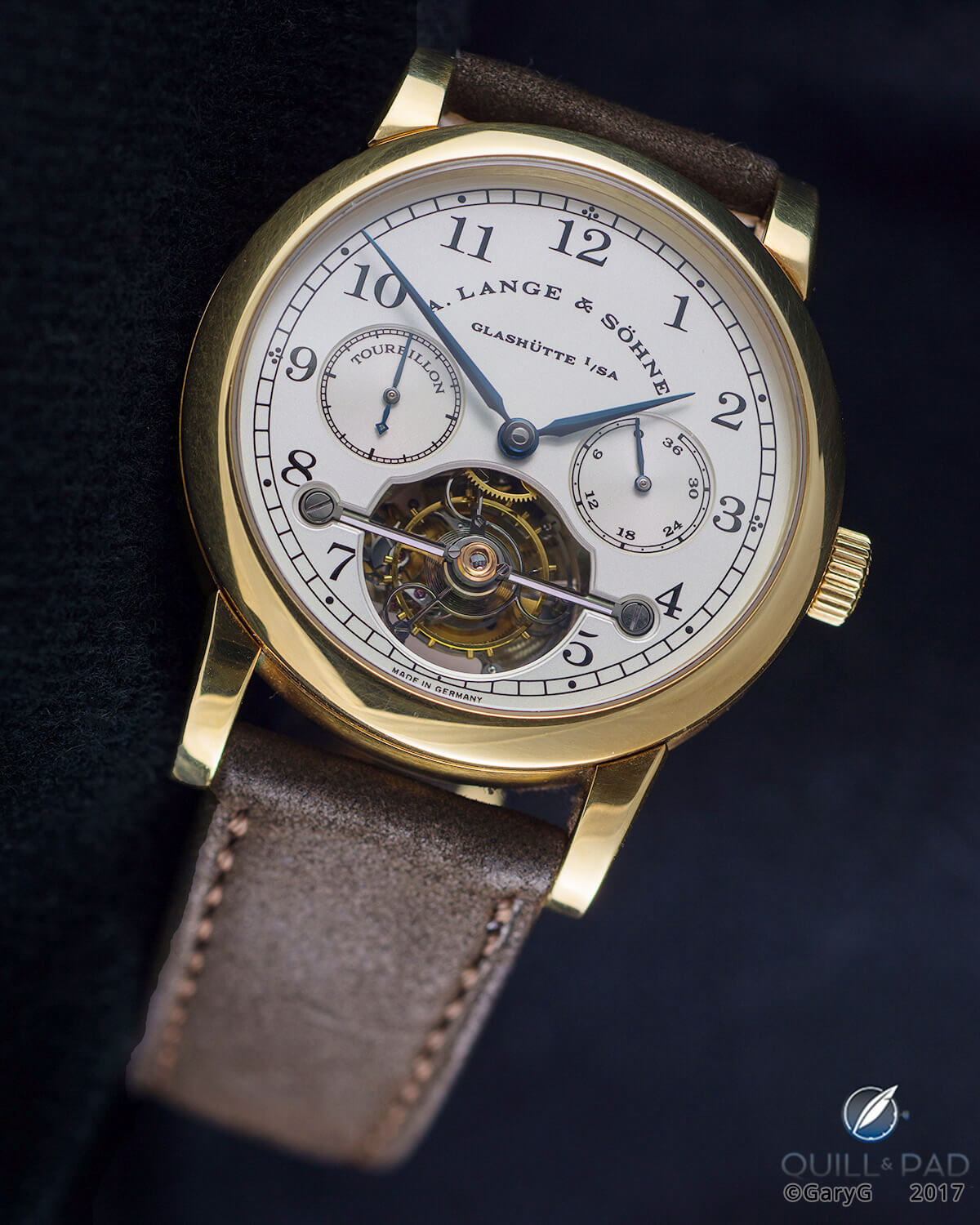 Bought below estimate: the author’s A. Lange & Söhne Pour le Mérite Tourbillon