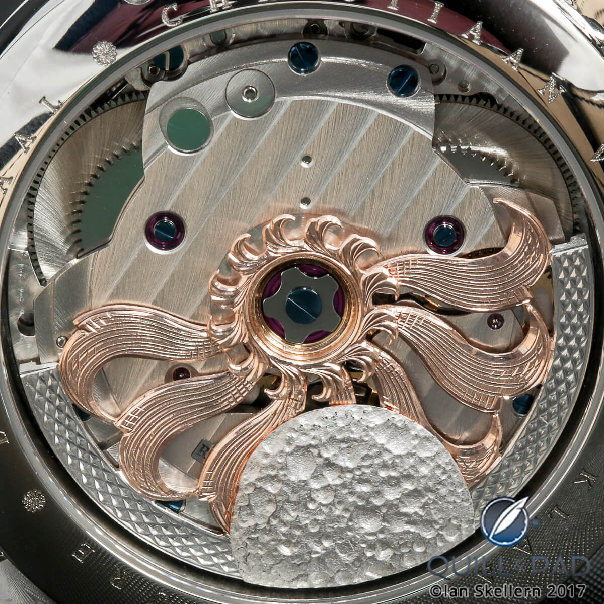 Engraved rotor with both sun and moon powers the Christiaan Van Der Klaauw Real Moon Joure Horizon