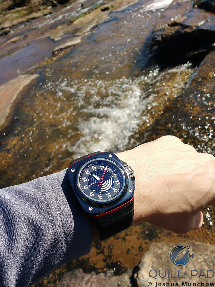 The original Gorilla Fastback on the wrist