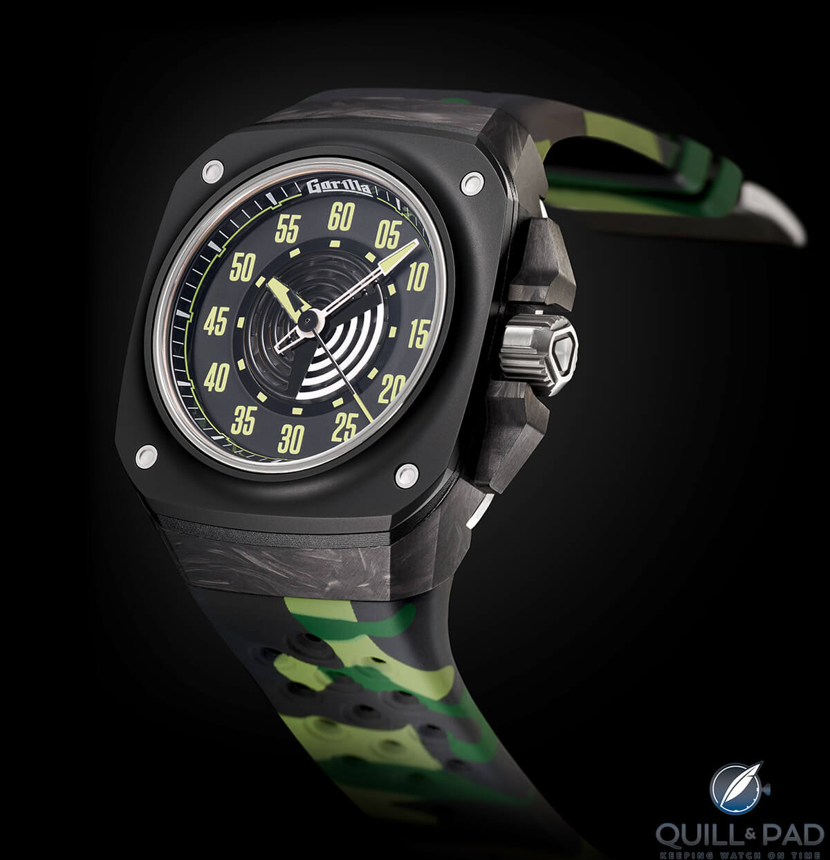 The camouflage-styles Gorilla Fastback Phantom Black