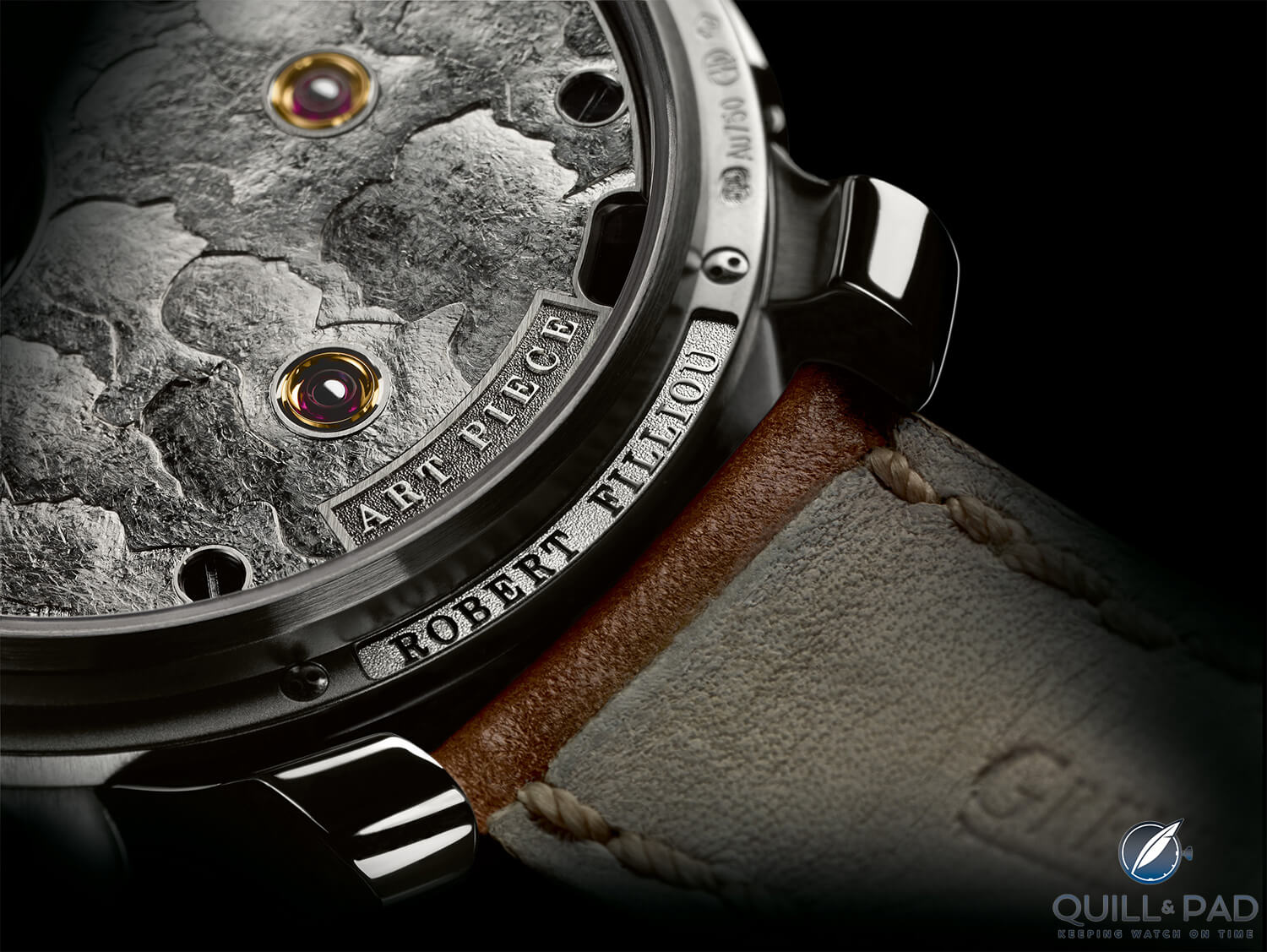 Case back detail of the Greubel Forsey Art Piece 2 Edition 1 Filliou