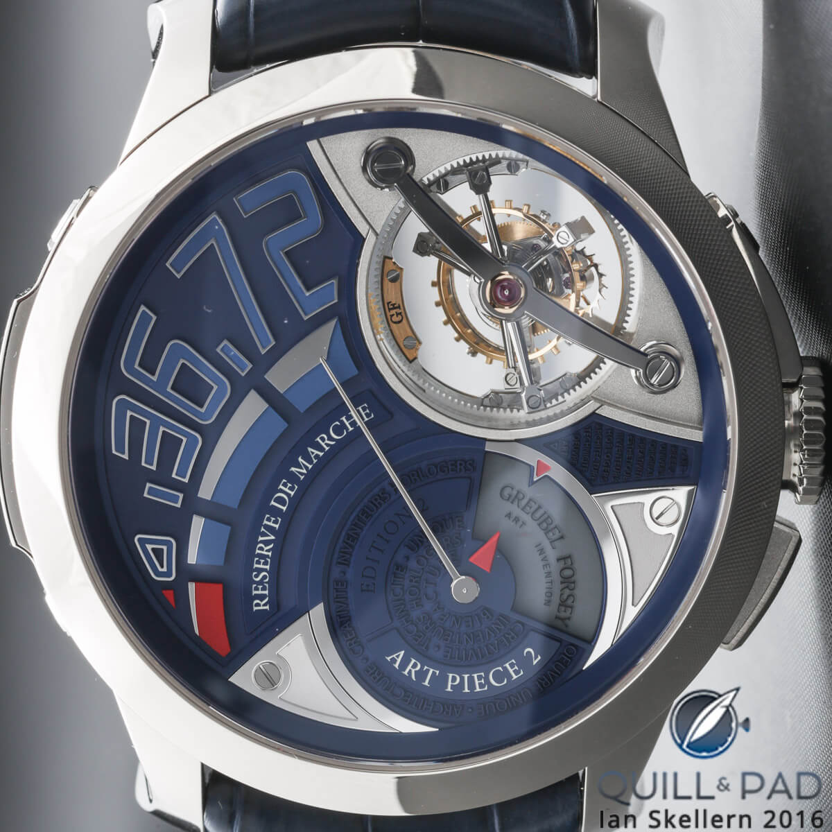 Close up look dial side of the Greubel Forsey Art Piece 2 Edition 2