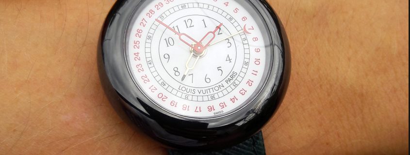 Louis Vuitton Monterey II on the wrist