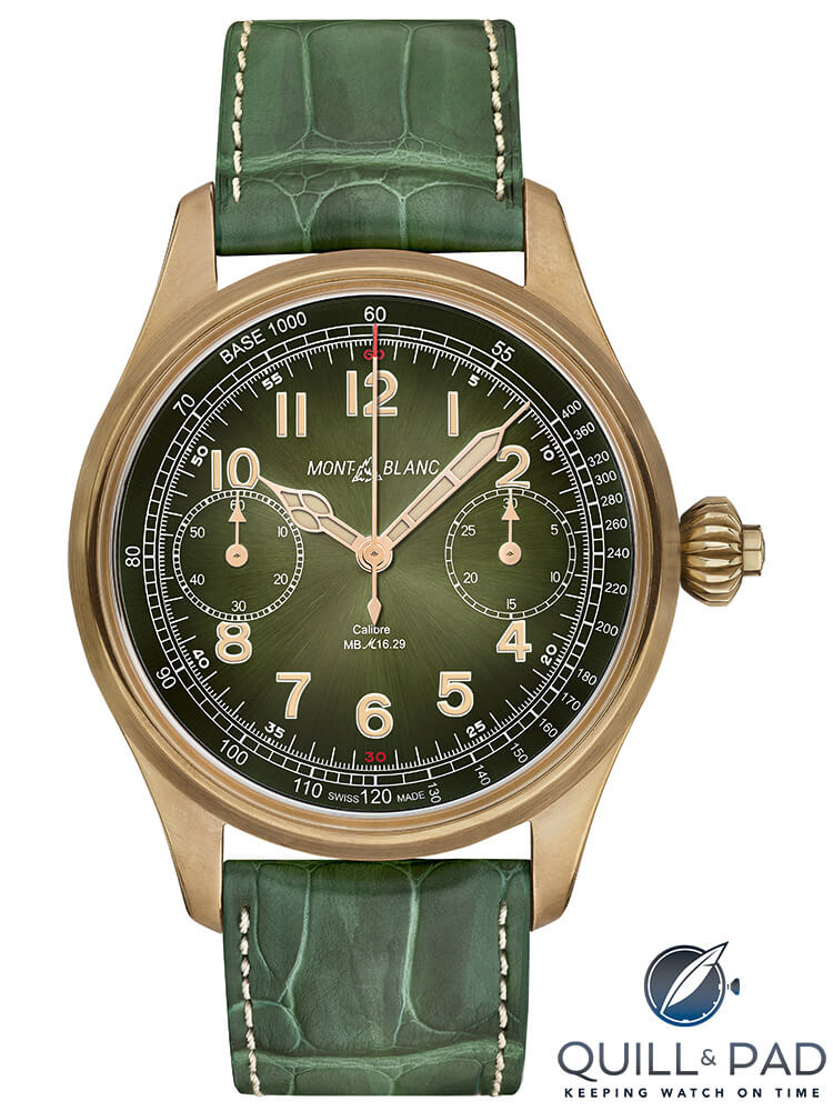 Montblanc 1858 Chronograph Tachymeter Unique Piece Only Watch 2017