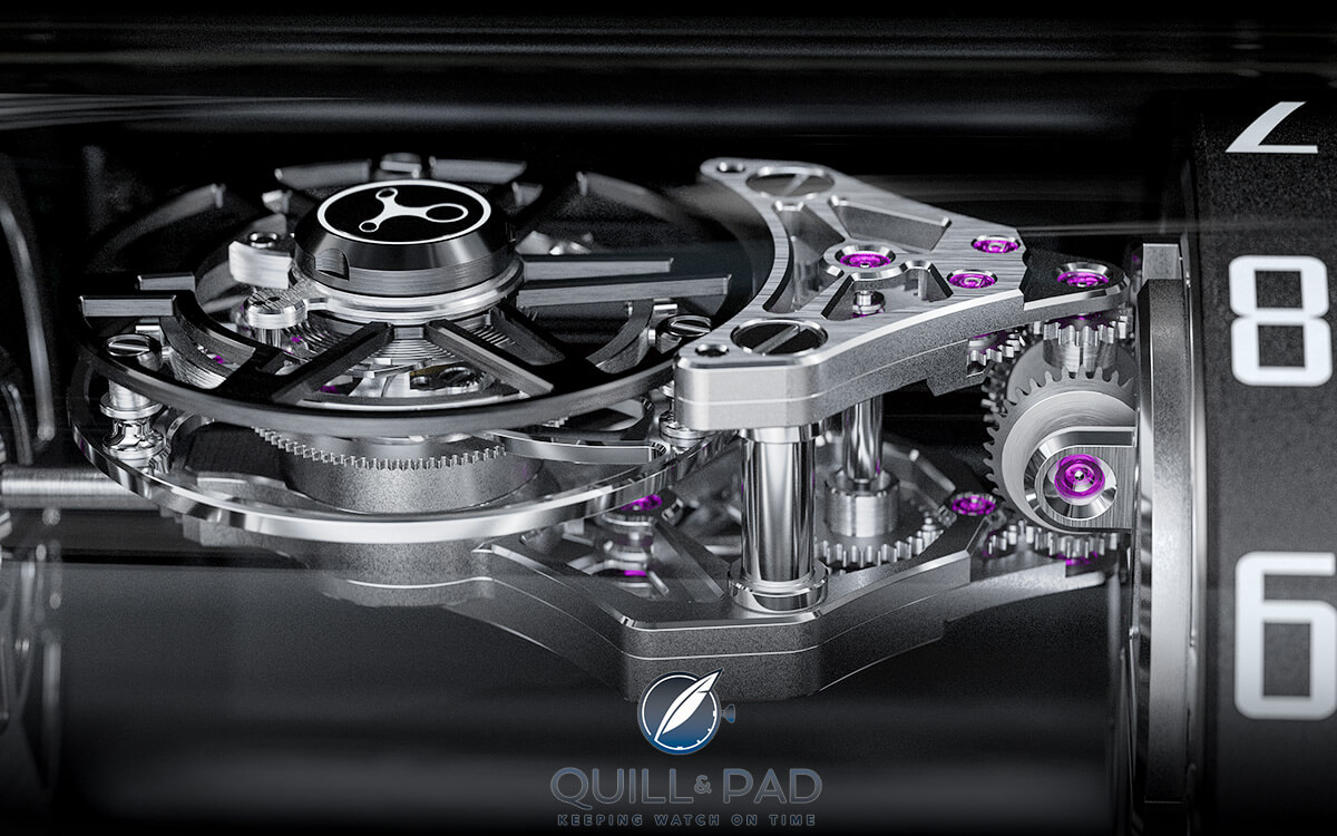 Rebellion Weap-One differential and tourbillon