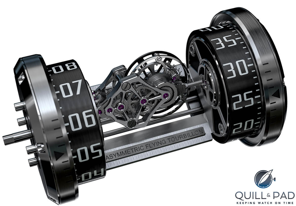 Rebellion Weap-One tourbillon mechanism
