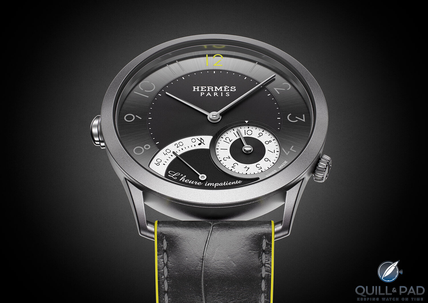 Hermès Slim d’Hermès L’Heure Impatiente unique piece for Only Watch 2017