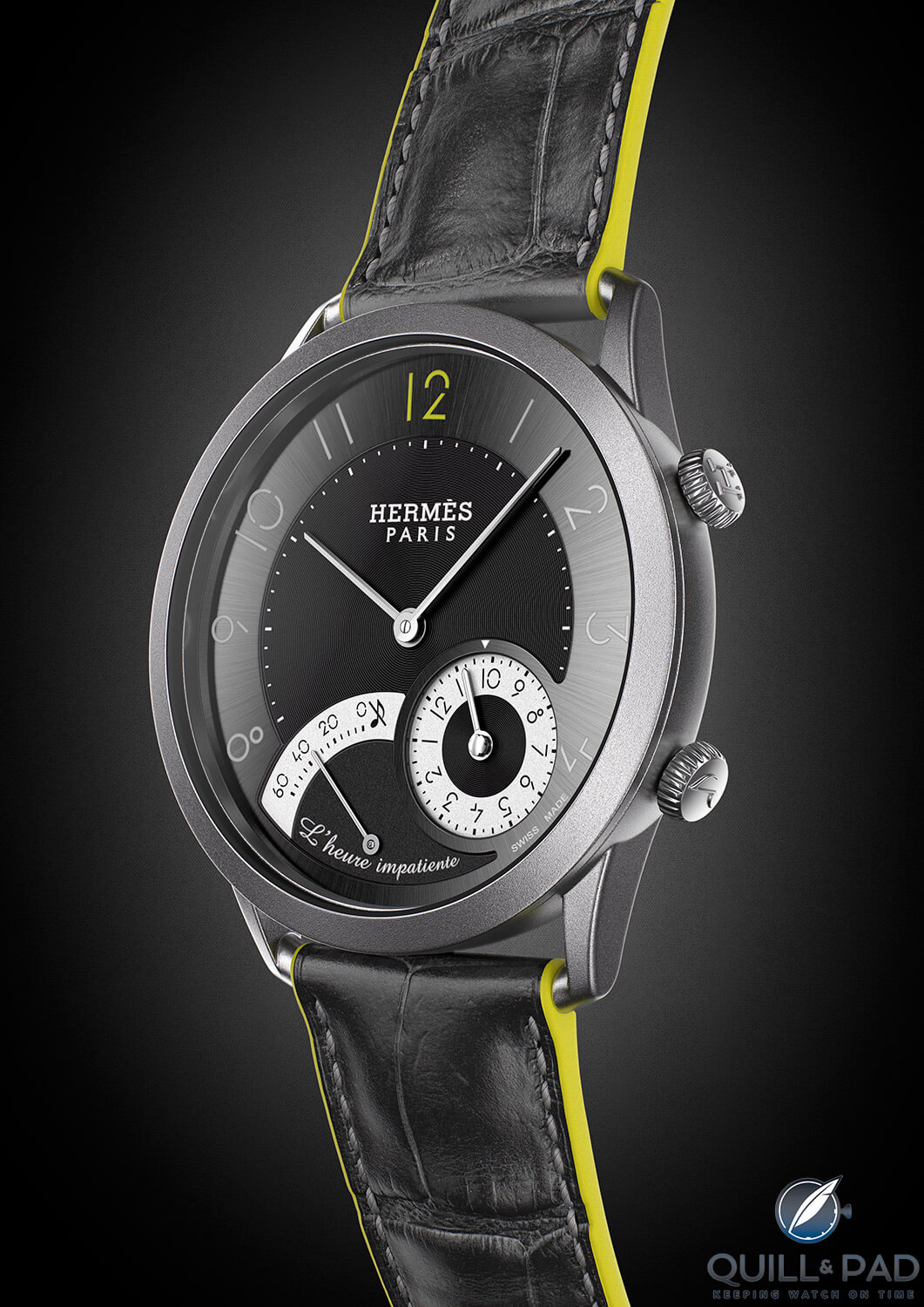 Hermès Slim d’Hermès L’Heure Impatiente unique piece for Only Watch 2017