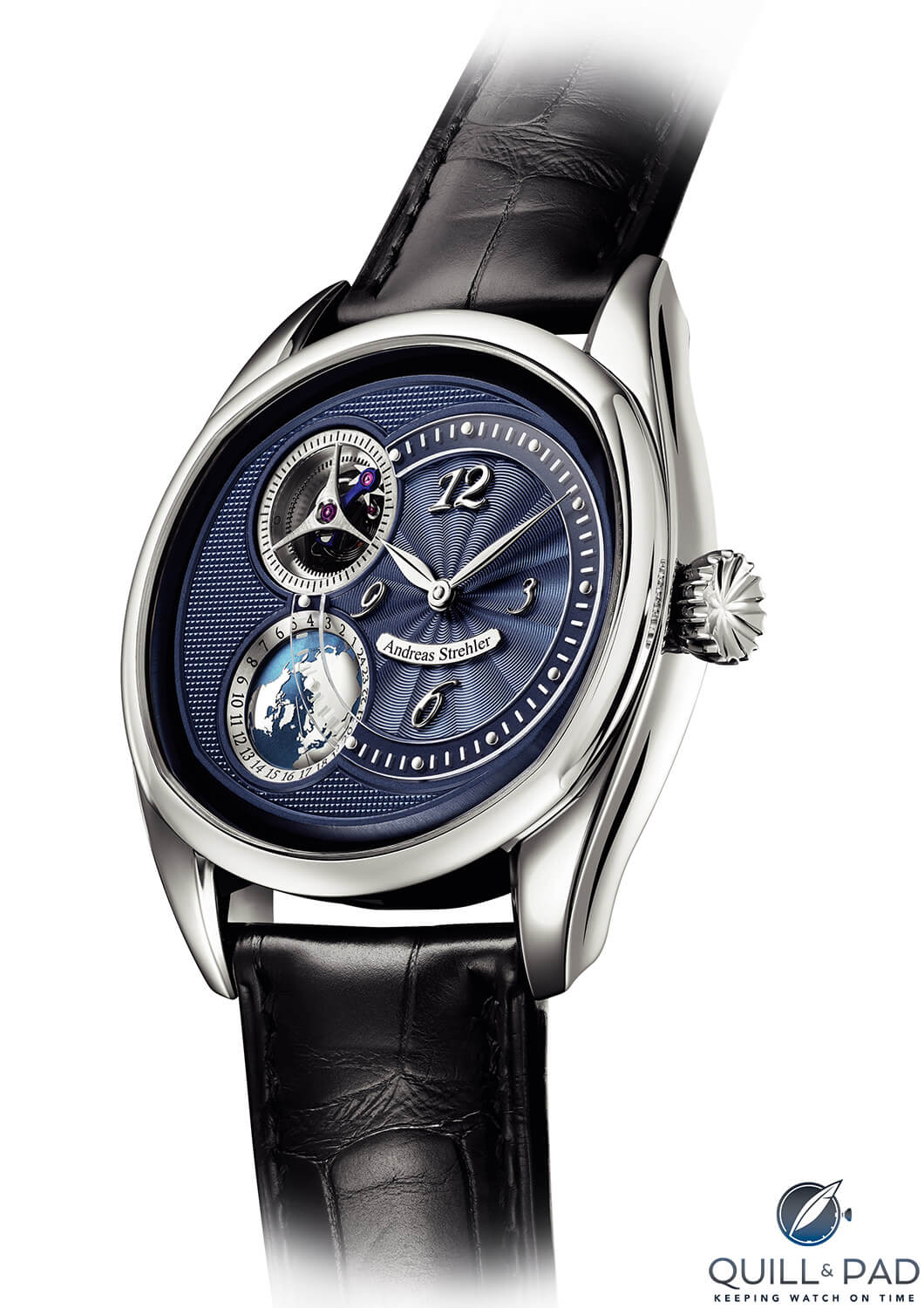 Andreas Strehler Sauterelle à Heure Mondiale
