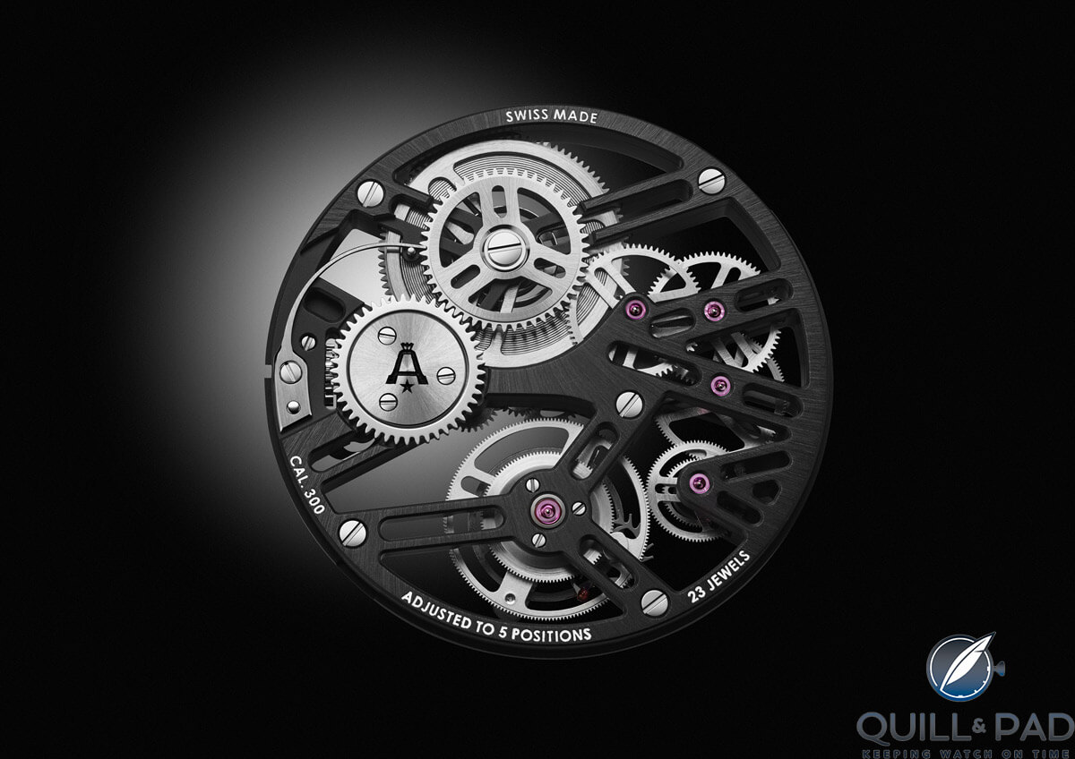 Angelus U40 Racing Tourbillon Skeleton movement