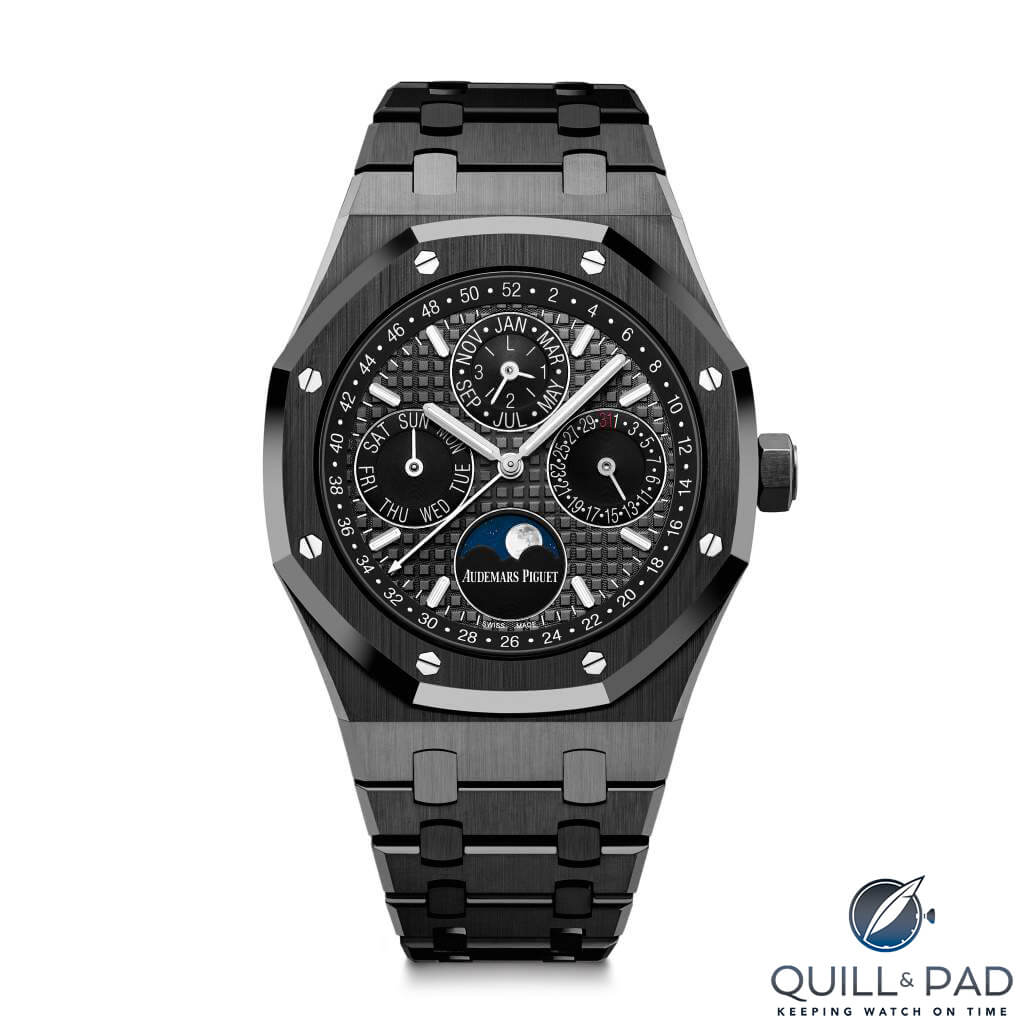 Audemars Piguet Royal Oak Perpetual Calendar in black ceramic