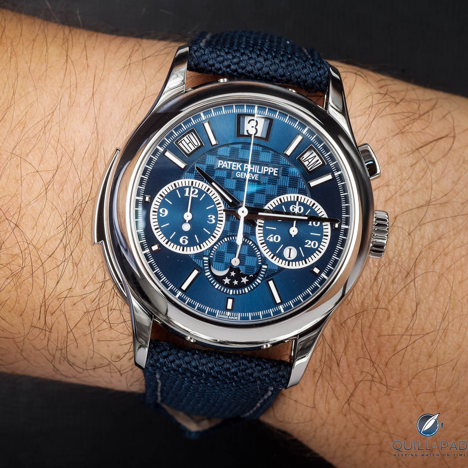 Patek Philippe Reference 5208T-010 unique piece in titanium for Only Watch 2017 on the wrist