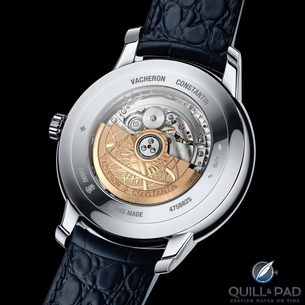 Back of the Vacheron Constantin Métiers d’Art Copernicus Celestial Spheres
