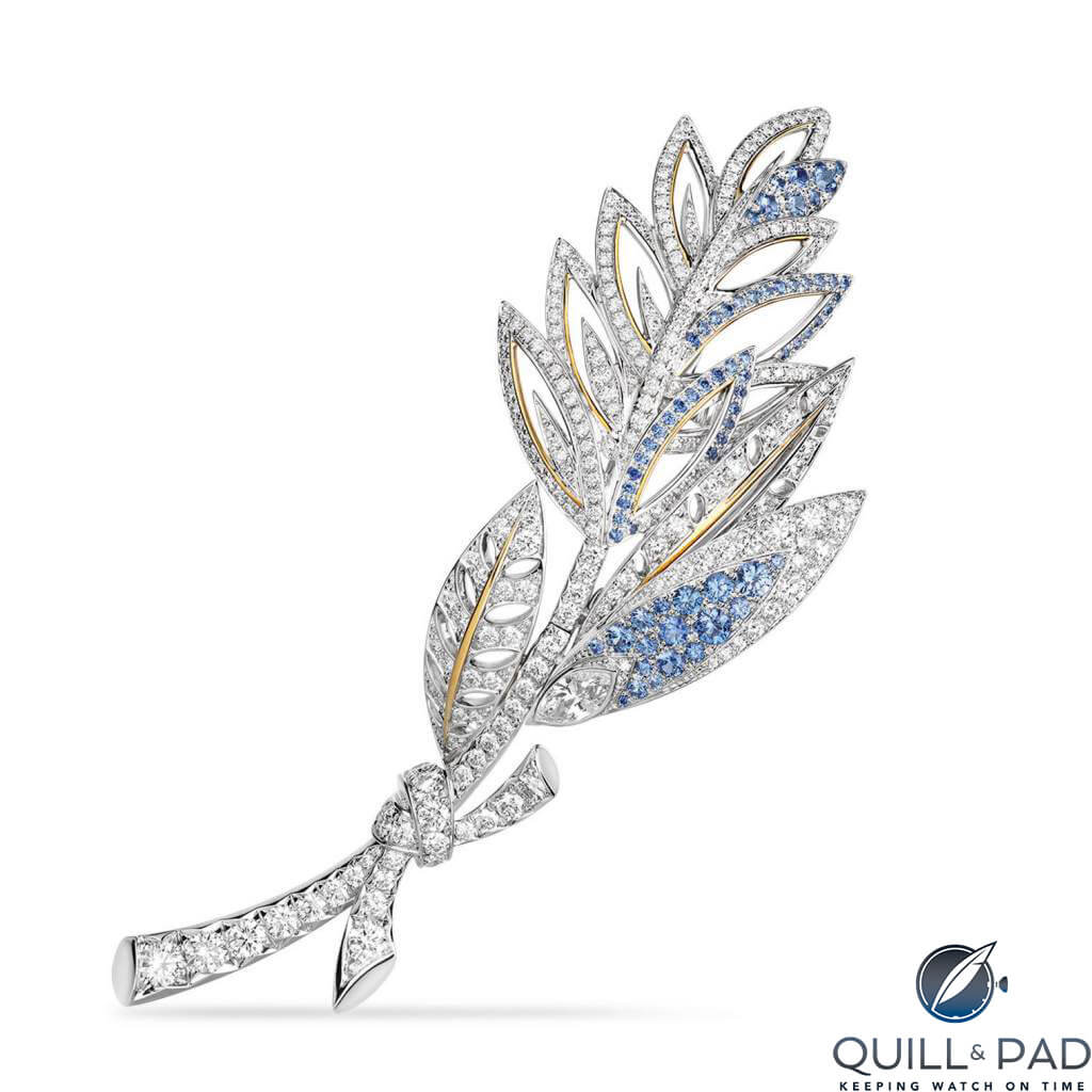 Chaumet Frise Divine detachable frond pin