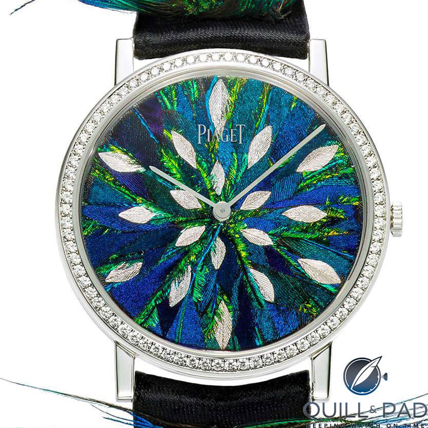 Piaget Altiplano Art & Excellence feather marquetry