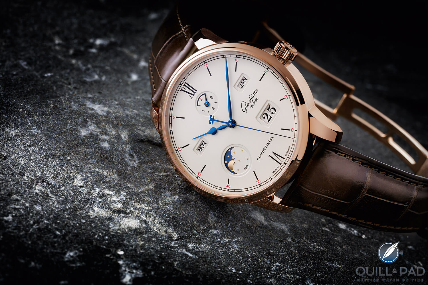 Glashütte Original Senator Excellence Perpetual Calendar in red gold