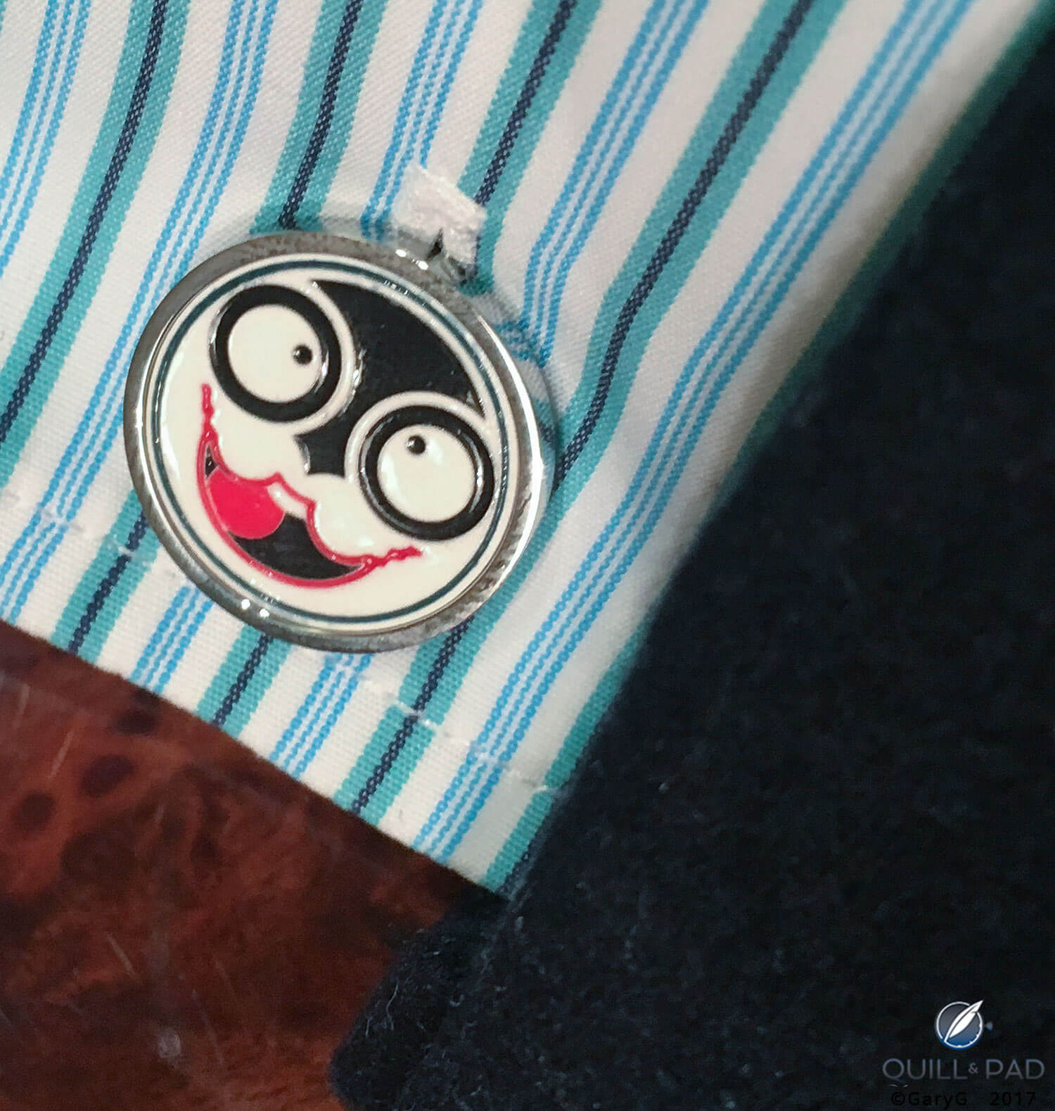 No joke(r): Joker cufflinks from Konstantin Chaykin