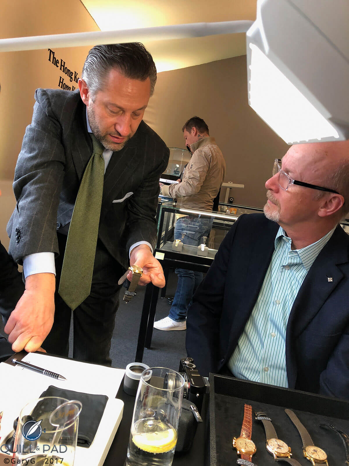 Crash course: the author absorbs some tips on watch evaluation from Aurel Bacs of Phillips