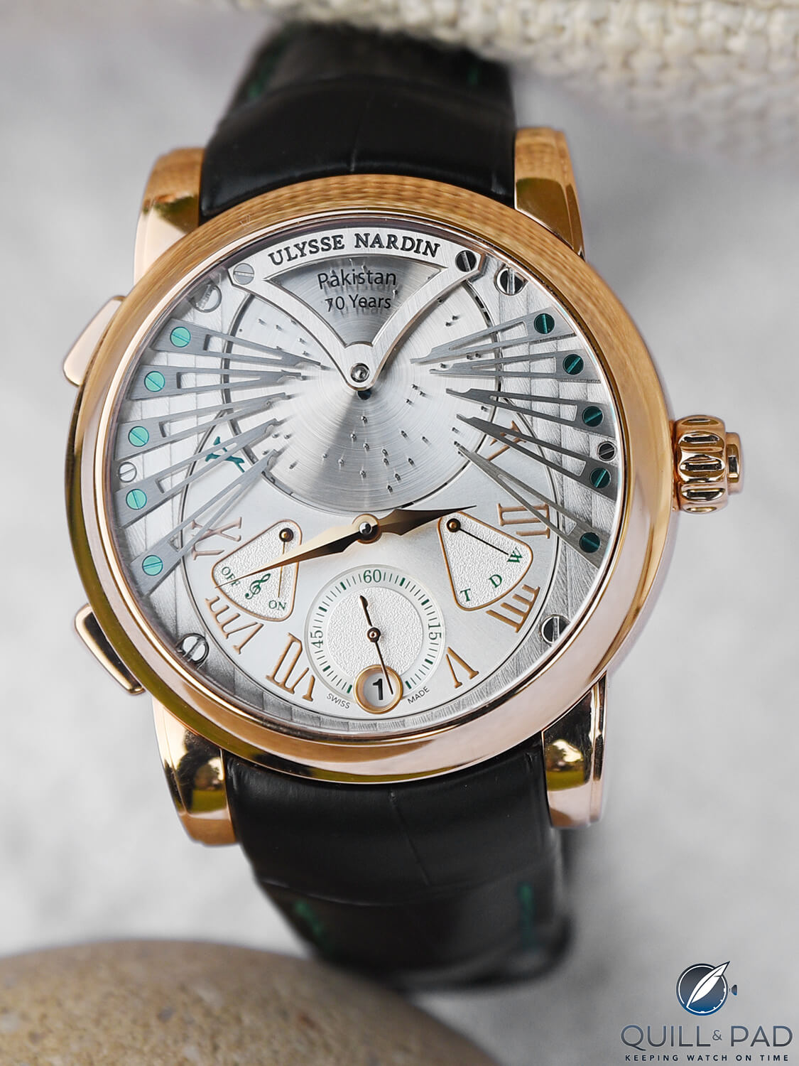 Ulysse Nardin Stranger Anthem, which plays the 'Quaumi Tarana'