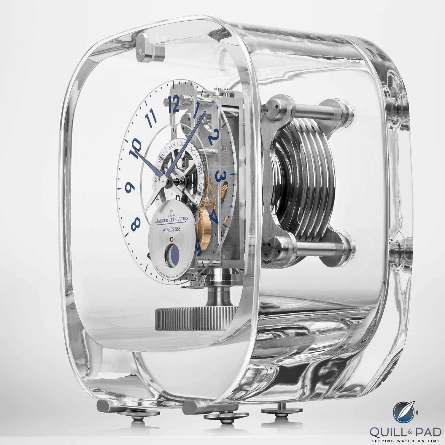 Atmos 568 by Jaeger-LeCoultre, designed by Marc Newson