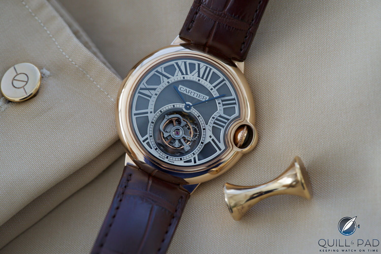 Cartier Ballon Bleu Tourbillon (photo courtesy George Gramer)