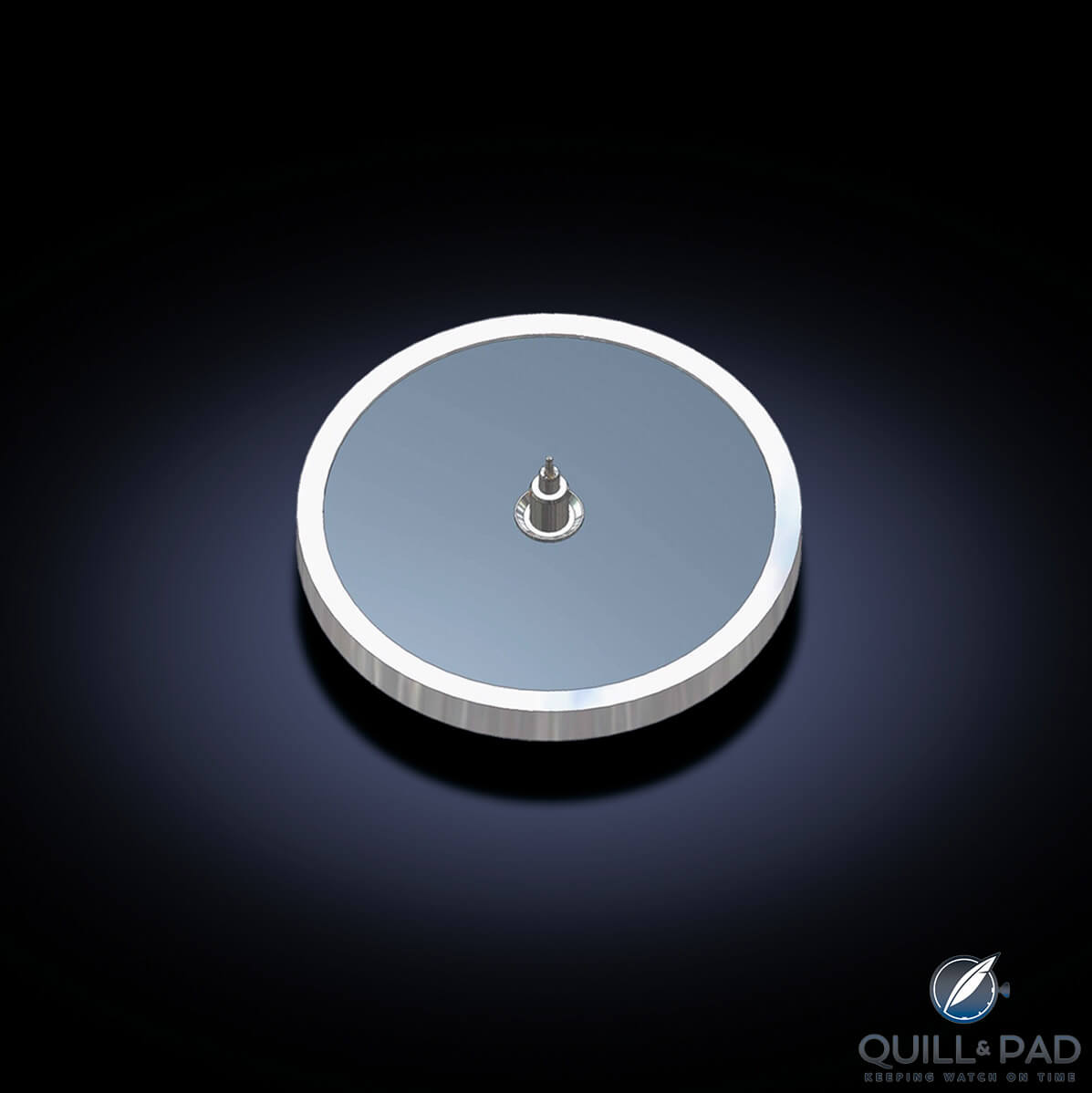 The De Bethune Annular Balance consists of a rim of platinum around a flat disk of silicon
