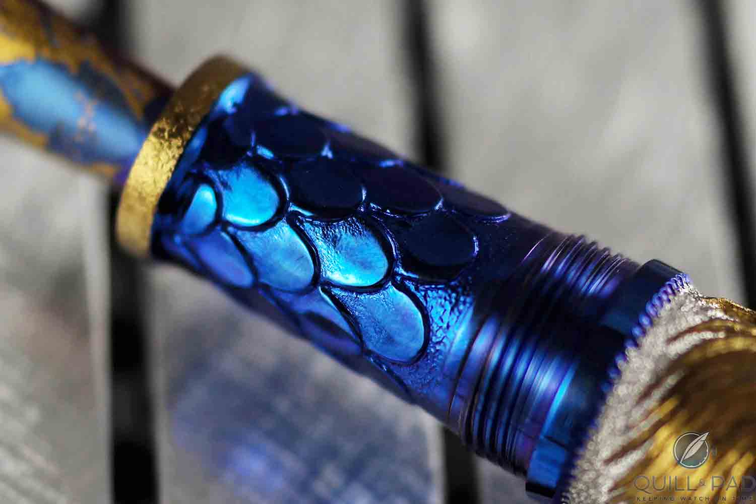 Grayson Tighe Blue Dragon scales