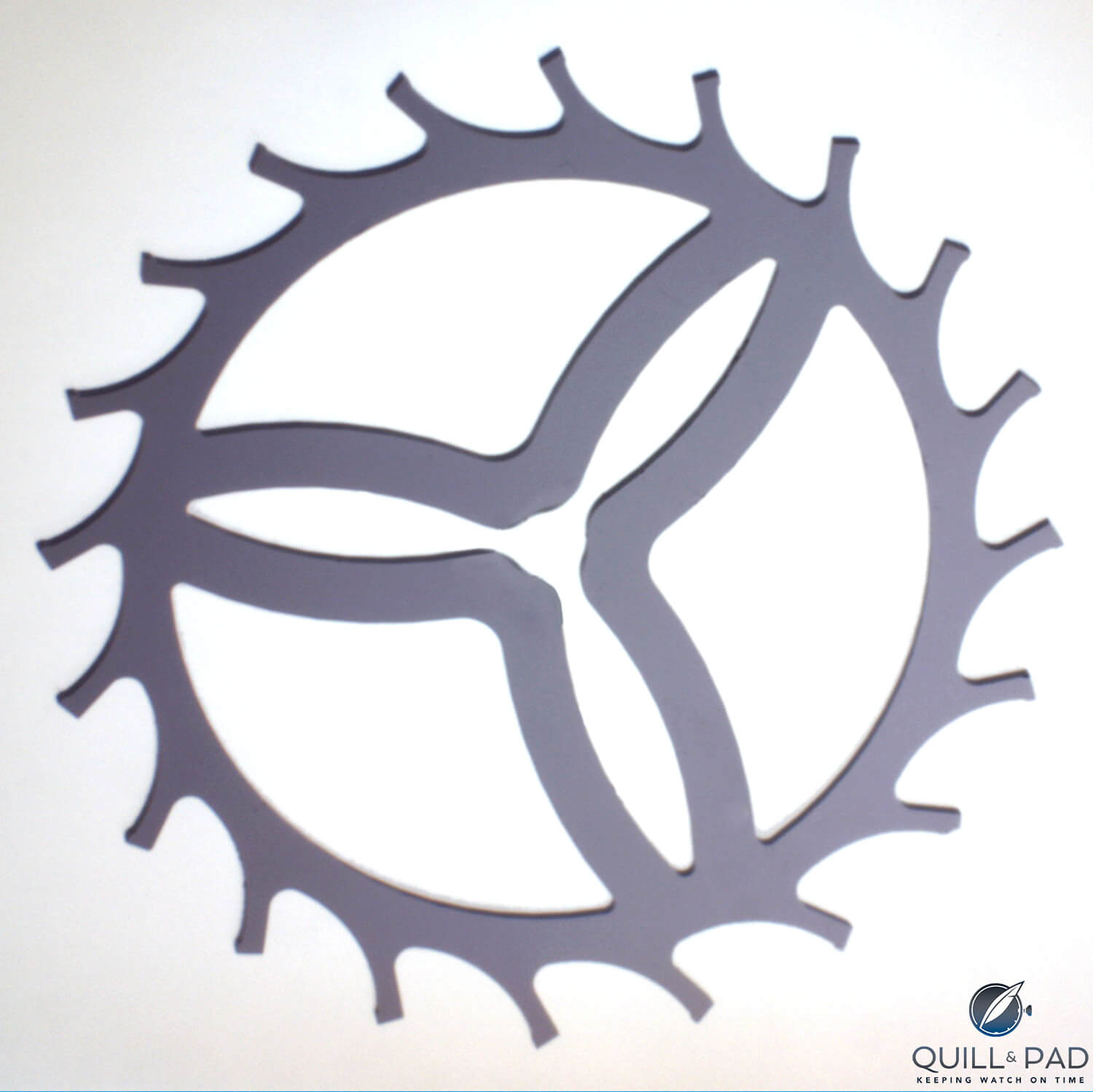 The Silinvar escape wheel in Patek Philippe's Reference 5250 