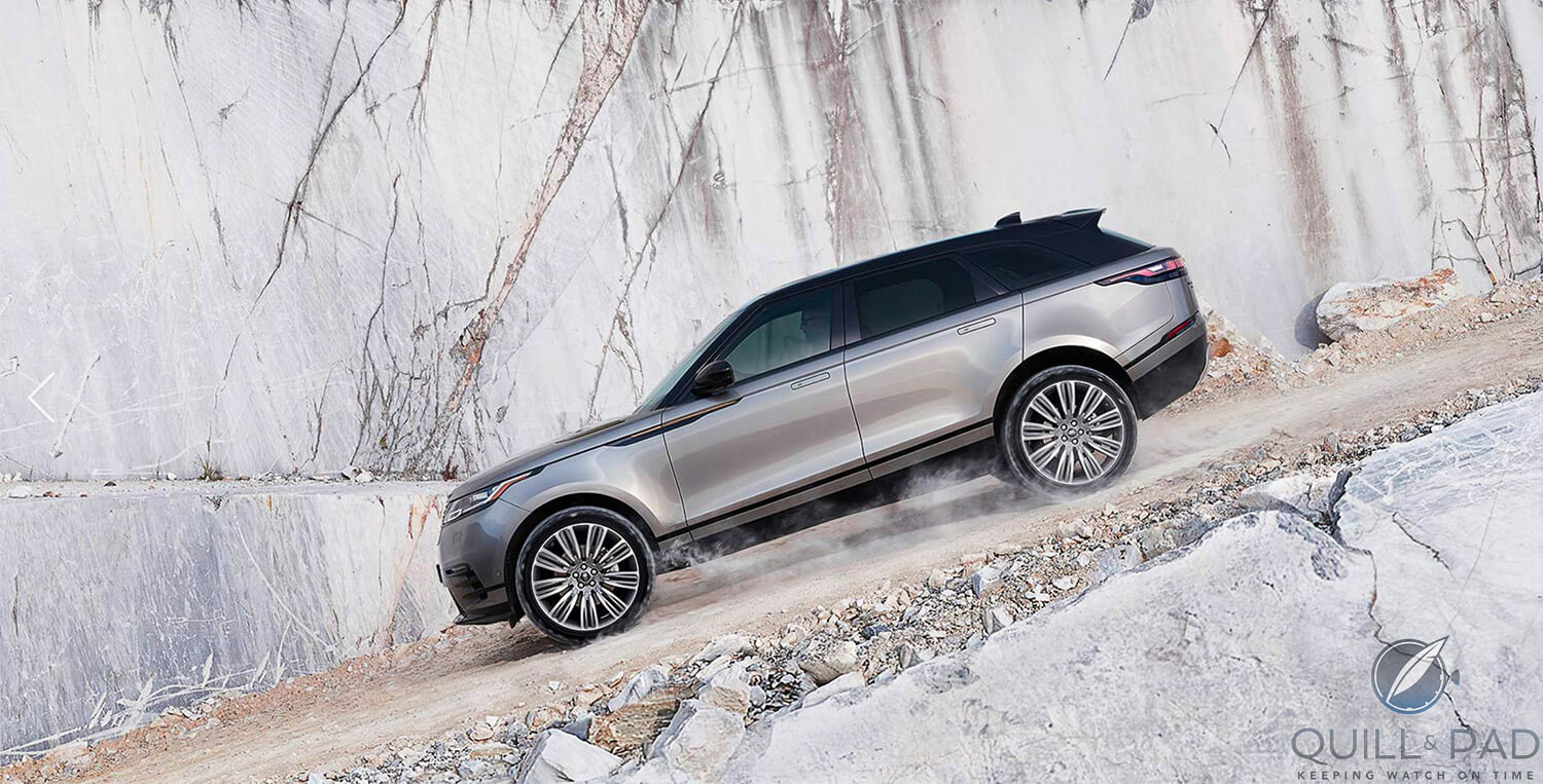 Range Rover Velar downhill