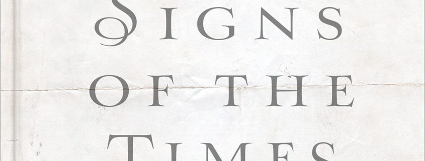 Cover of the historical novel "Signs of the Times" by Christoph Scheuring