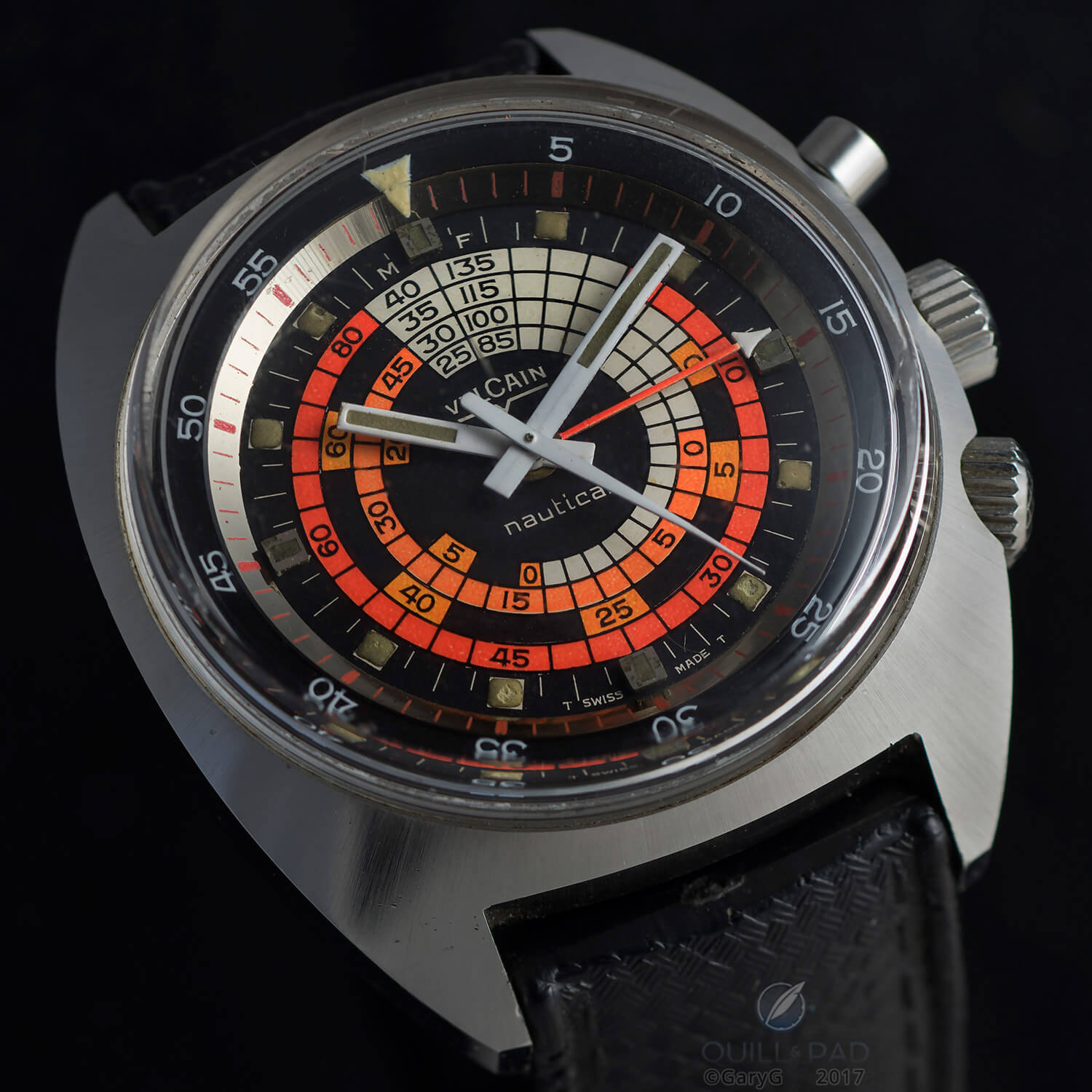 Vintage watch, lasting confidence: Vulcain Cricket Nautical at Analog/Shift