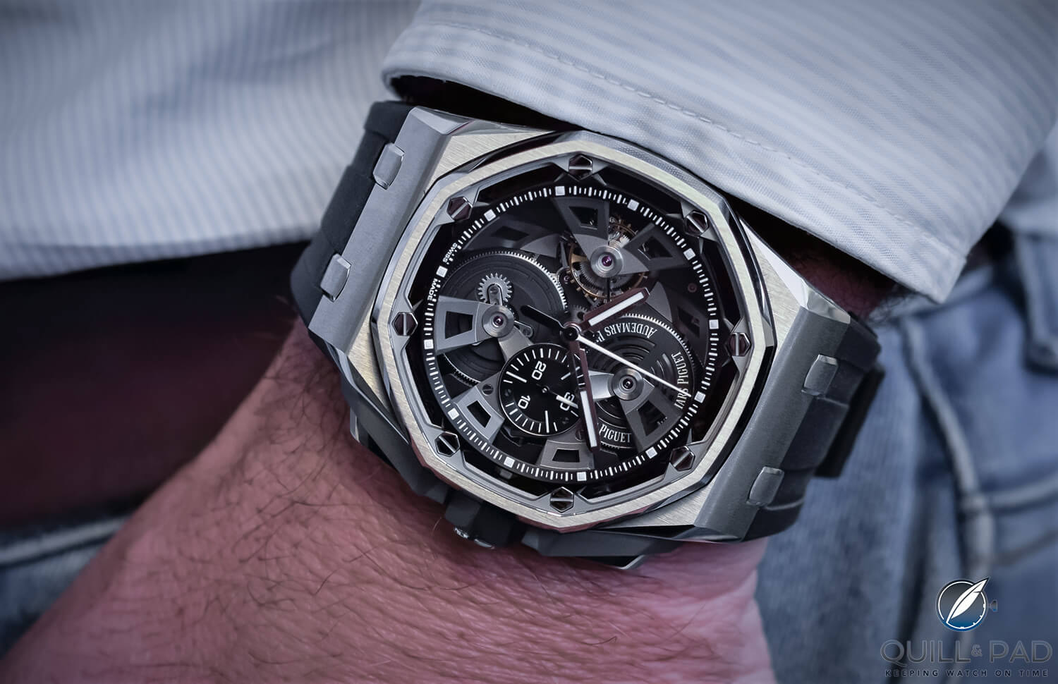 Audemars Piguet Royal Oak Offshore Chronograph Tourbillon, celebrating the Offshore's 25th Anniversary