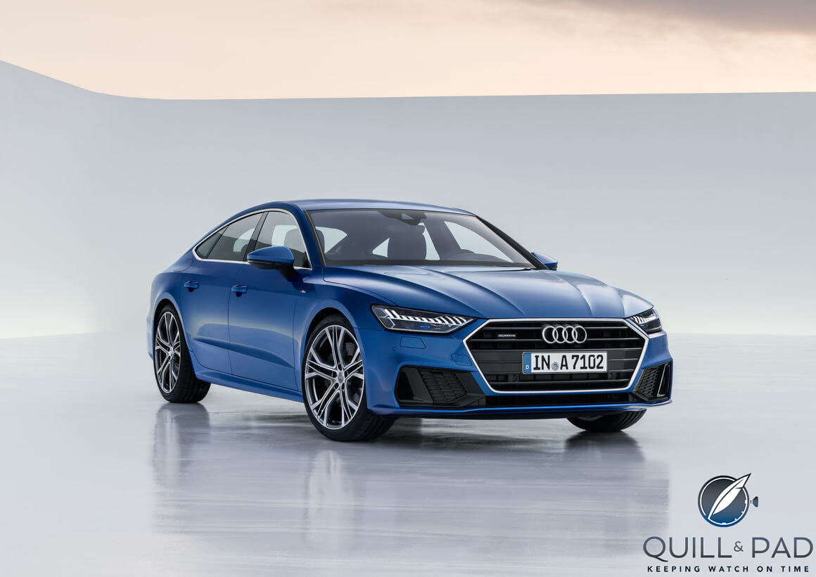 Audi A7 blue