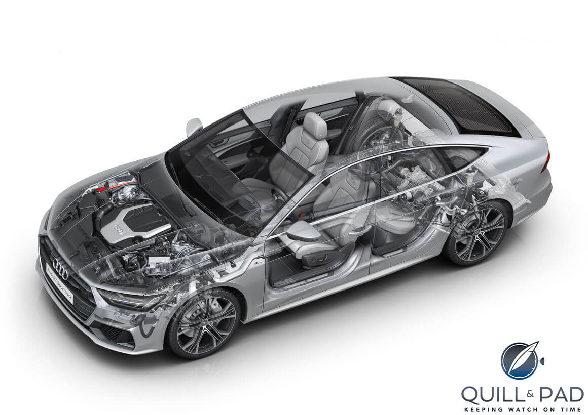 Audi A7 cut away