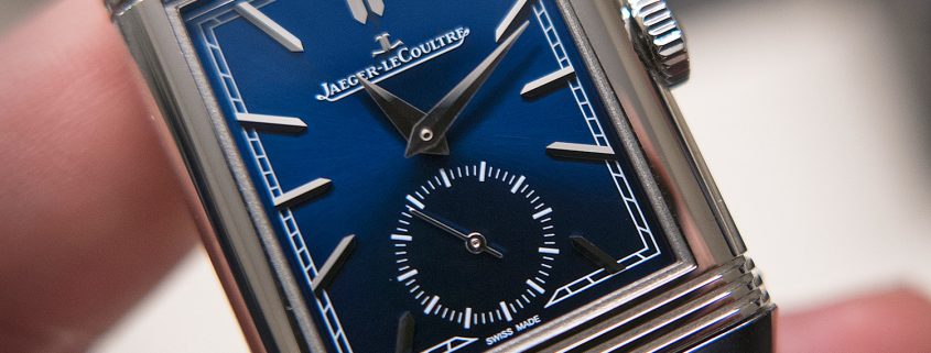 Jaeger-LeCoultre Reverso with blue dial