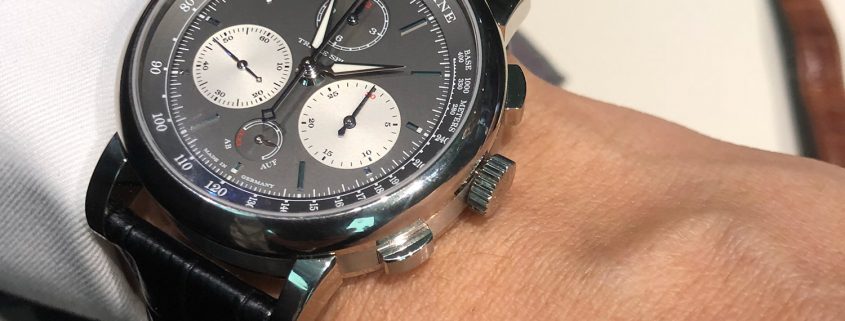A. Lange & Söhne Triple Split on the wrist