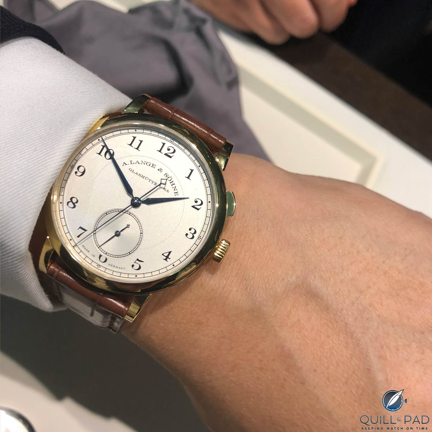A. Lange & Söhne’s 1815 Homage to Walter Lange (photo courtesy AllenS)
