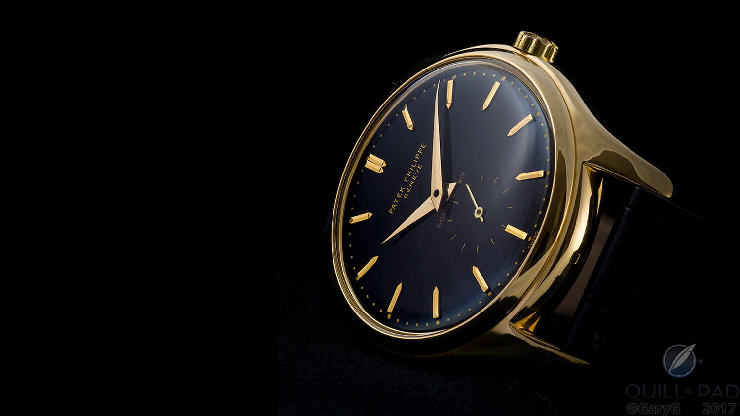 Vintage treasure: Patek Philippe Reference 2526 with black “Gobbi Milano” dial