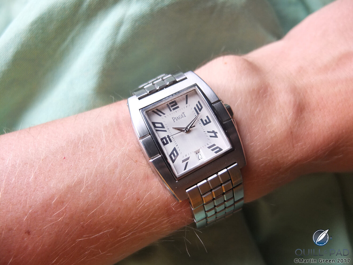 Piaget Upstream on the wrist